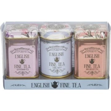   New English Teas "Vintage Florals" Szálas Fekete Tea Válogatás 70g