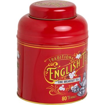   New English Teas Cylinder - Piros - English Breakfast Tea (80 filter) 160g