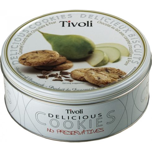  Tivoli Karamellás-Körtés kekszek Fémdobozban 150g